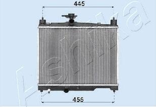 Ashika RDA153041 - Radiators, Motora dzesēšanas sistēma ps1.lv