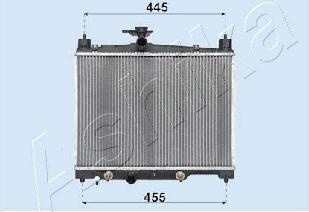 Ashika RDA153014 - Radiators, Motora dzesēšanas sistēma ps1.lv