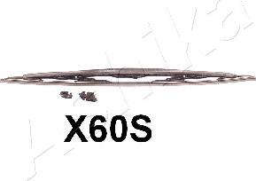 Ashika SA-X60S - Stikla tīrītāja slotiņa ps1.lv