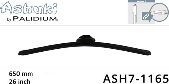 Ashuki ASH7-1165 - Stikla tīrītāja slotiņa ps1.lv
