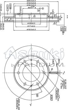 Ashuki C652-59 - Bremžu diski ps1.lv