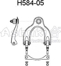 Ashuki H584-05 - Neatkarīgās balstiekārtas svira, Riteņa piekare ps1.lv