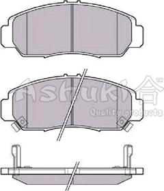 Ashuki H025-40 - Bremžu uzliku kompl., Disku bremzes ps1.lv