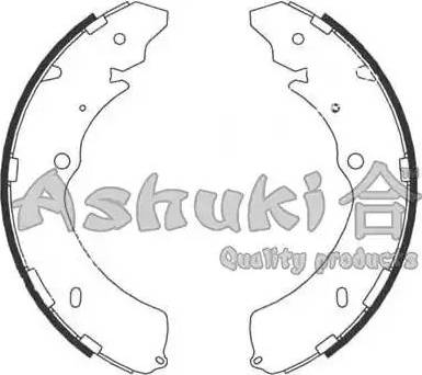 Ashuki IS015-01 - Bremžu loku komplekts ps1.lv