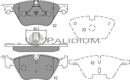 Ashuki P1-1549 - Bremžu uzliku kompl., Disku bremzes ps1.lv