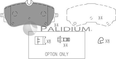 Ashuki P1-1540 - Bremžu uzliku kompl., Disku bremzes ps1.lv