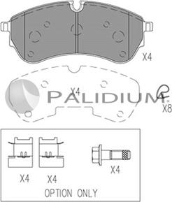 Ashuki P1-1556 - Bremžu uzliku kompl., Disku bremzes ps1.lv