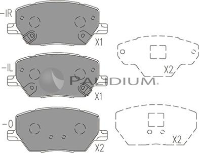 Ashuki P1-1534 - Bremžu uzliku kompl., Disku bremzes ps1.lv