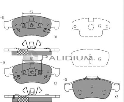 Ashuki P1-1535 - Bremžu uzliku kompl., Disku bremzes ps1.lv