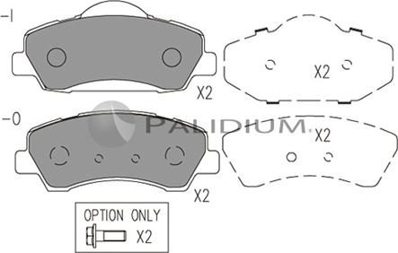 Ashuki P1-1533 - Bremžu uzliku kompl., Disku bremzes ps1.lv