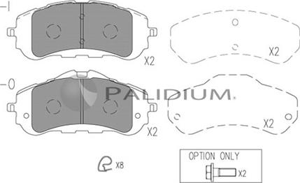 Ashuki P1-1529 - Bremžu uzliku kompl., Disku bremzes ps1.lv