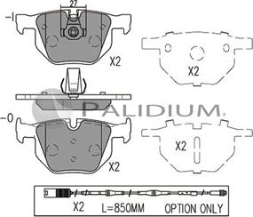 Ashuki P1-1090 - Bremžu uzliku kompl., Disku bremzes ps1.lv