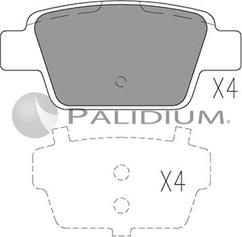 Ashuki P1-1065 - Bremžu uzliku kompl., Disku bremzes ps1.lv