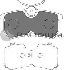 Ashuki P1-1061 - Bremžu uzliku kompl., Disku bremzes ps1.lv