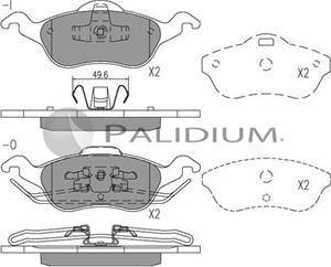 Ashuki P1-1016 - Bremžu uzliku kompl., Disku bremzes ps1.lv