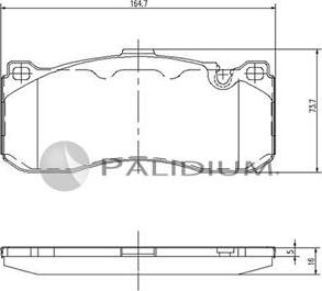 Ashuki P1-1089 - Bremžu uzliku kompl., Disku bremzes ps1.lv