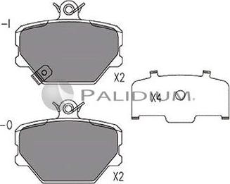 Ashuki P1-1195 - Bremžu uzliku kompl., Disku bremzes ps1.lv