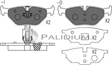 Ashuki P1-1109 - Bremžu uzliku kompl., Disku bremzes ps1.lv