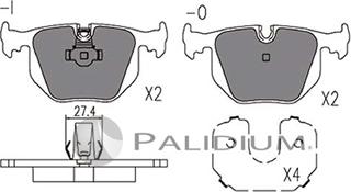 Ashuki P1-1137 - Bremžu uzliku kompl., Disku bremzes ps1.lv