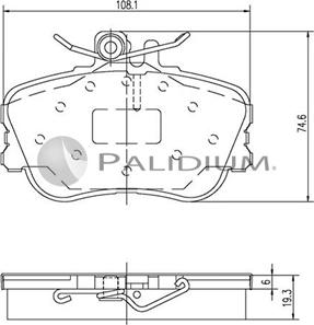 Ashuki P1-1300 - Bremžu uzliku kompl., Disku bremzes ps1.lv