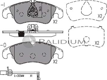 Ashuki P1-1332 - Bremžu uzliku kompl., Disku bremzes ps1.lv