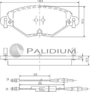 Ashuki P1-1200 - Bremžu uzliku kompl., Disku bremzes ps1.lv