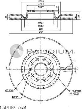 Ashuki P330-084 - Bremžu diski ps1.lv