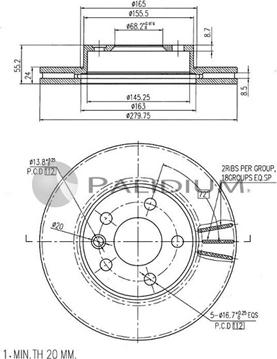 Ashuki P330-028 - Bremžu diski ps1.lv