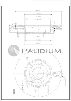 Ashuki P330-244 - Bremžu diski ps1.lv