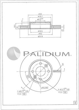 Ashuki P330-242 - Bremžu diski ps1.lv