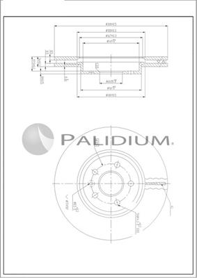 Ashuki P330-258 - Bremžu diski ps1.lv