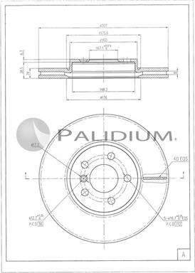 Ashuki P330-260 - Bremžu diski ps1.lv