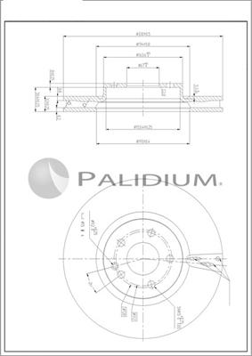 Ashuki P330-268 - Bremžu diski ps1.lv