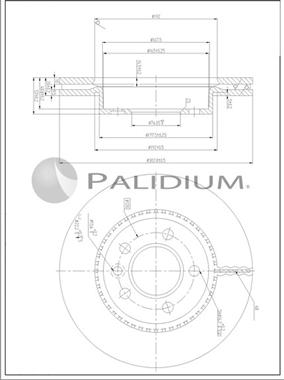 Ashuki P330-274 - Bremžu diski ps1.lv