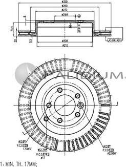 Ashuki P331-079 - Bremžu diski ps1.lv