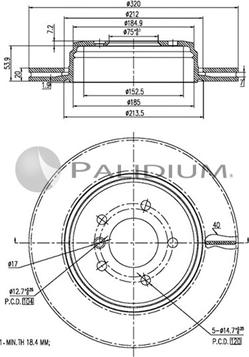 Ashuki P331-078 - Bremžu diski ps1.lv