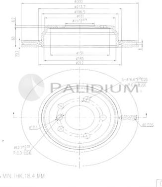 Ashuki P331-149 - Bremžu diski ps1.lv