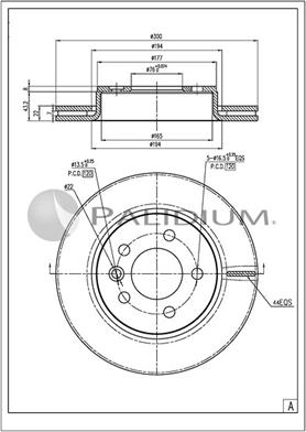 Ashuki P331-143 - Bremžu diski ps1.lv