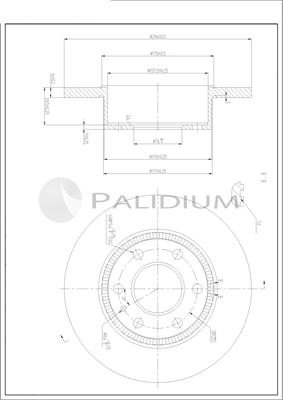 Ashuki P331-147 - Bremžu diski ps1.lv