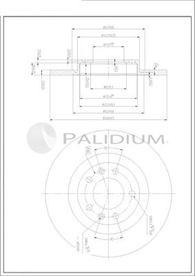 Ashuki P331-125 - Bremžu diski ps1.lv