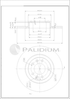 Ashuki P331-126 - Bremžu diski ps1.lv