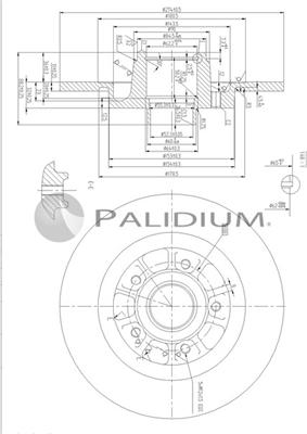 Ashuki P331-120 - Bremžu diski ps1.lv