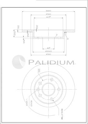 Ashuki P331-122 - Bremžu diski ps1.lv