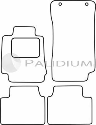 Ashuki PAL18-5014 - Paklājiņu komplekts ps1.lv