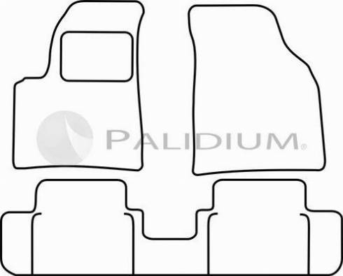 Ashuki PAL18-5290 - Paklājiņu komplekts ps1.lv