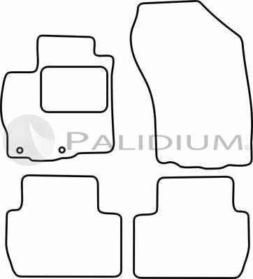 Ashuki PAL18-6058 - Paklājiņu komplekts ps1.lv