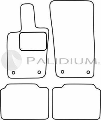 Ashuki PAL18-6368 - Paklājiņu komplekts ps1.lv