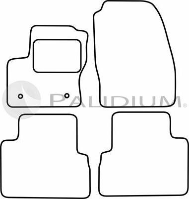 Ashuki PAL18-0442 - Paklājiņu komplekts ps1.lv