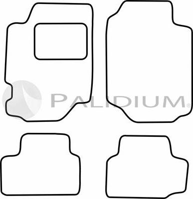 Ashuki PAL18-0461 - Paklājiņu komplekts ps1.lv