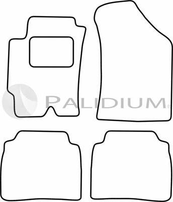 Ashuki PAL18-0617 - Paklājiņu komplekts ps1.lv